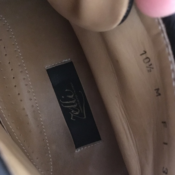 BLACK ZELLI CHUKKA BOAR SKIN BOOTS 10.5 M main image 6